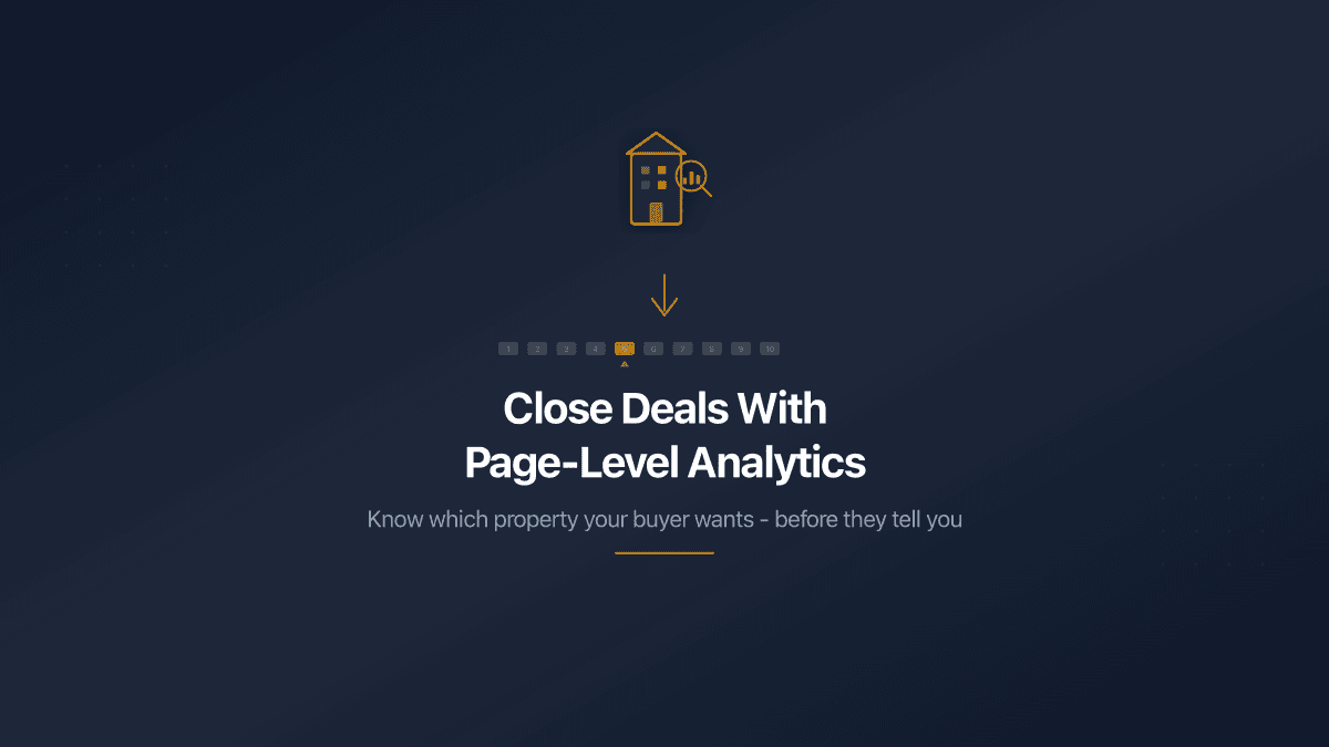 How a Real Estate Agent Can Close a Deal Using Page Analytics
