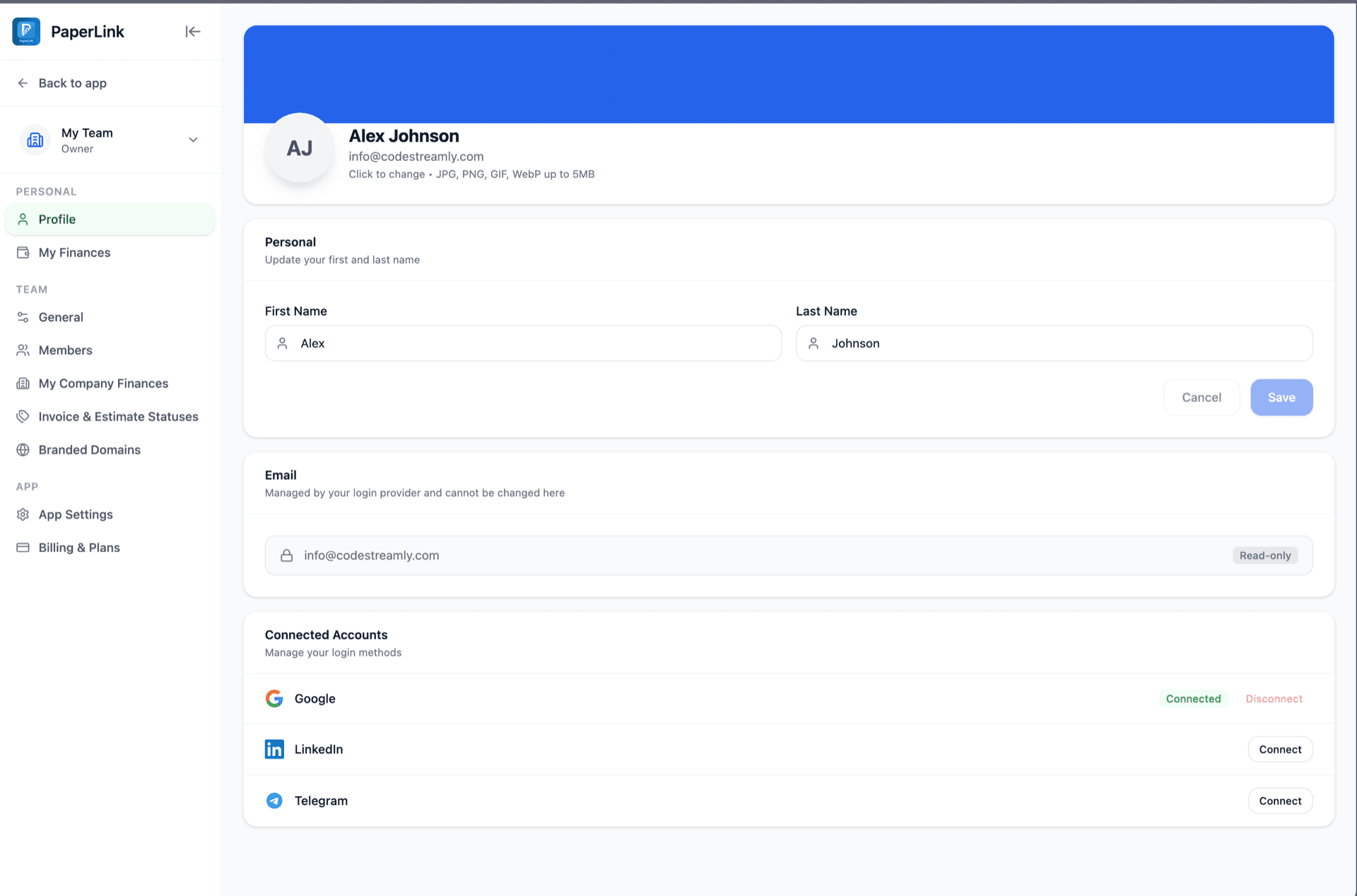 Συνδεδεμένοι Λογαριασμοί