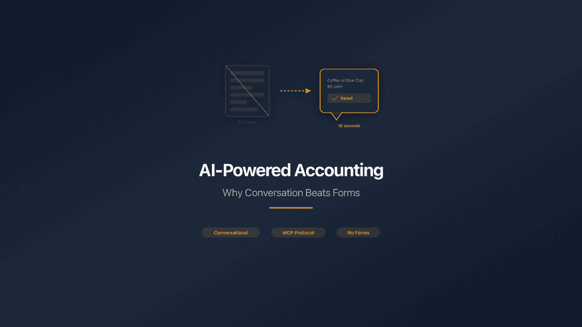 AI-Powered Accounting: Why Conversation Beats Forms