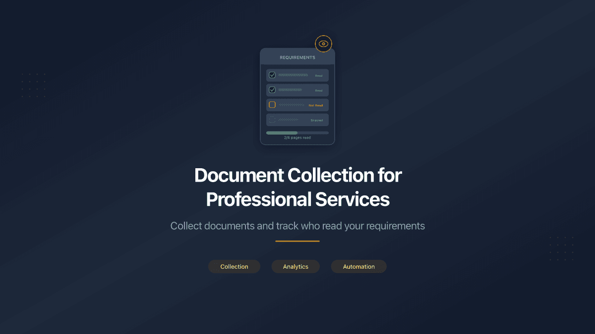 Document Collection for Professional Services: A 2026 Guide