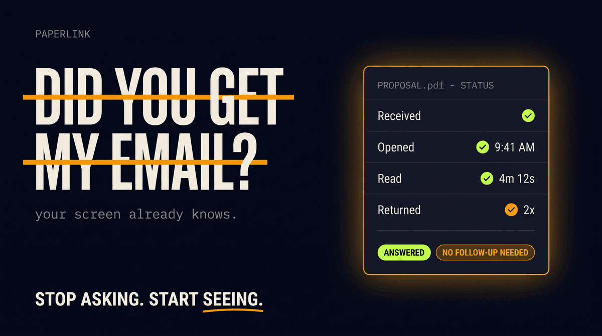 The End of "Did You Get My Email?"