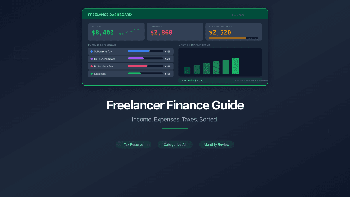 Freelancer Finance Guide - Track Income, Expenses, and Taxes