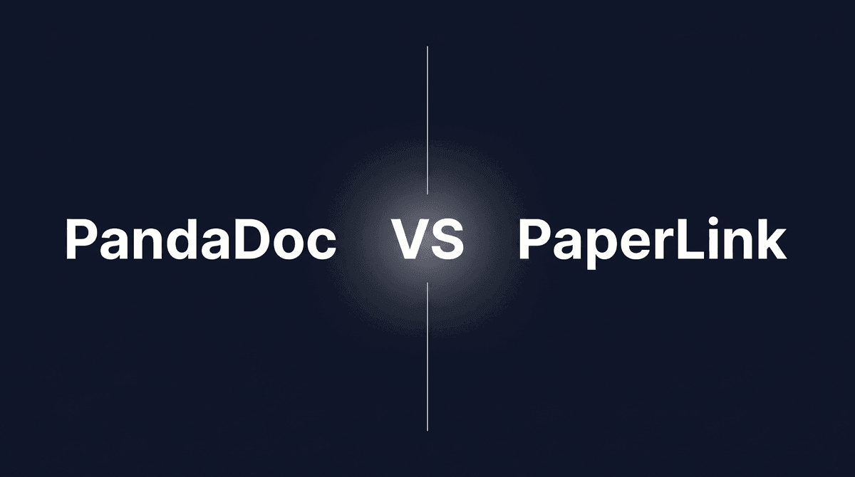PandaDoc vs PaperLink: An Honest Comparison for 2026