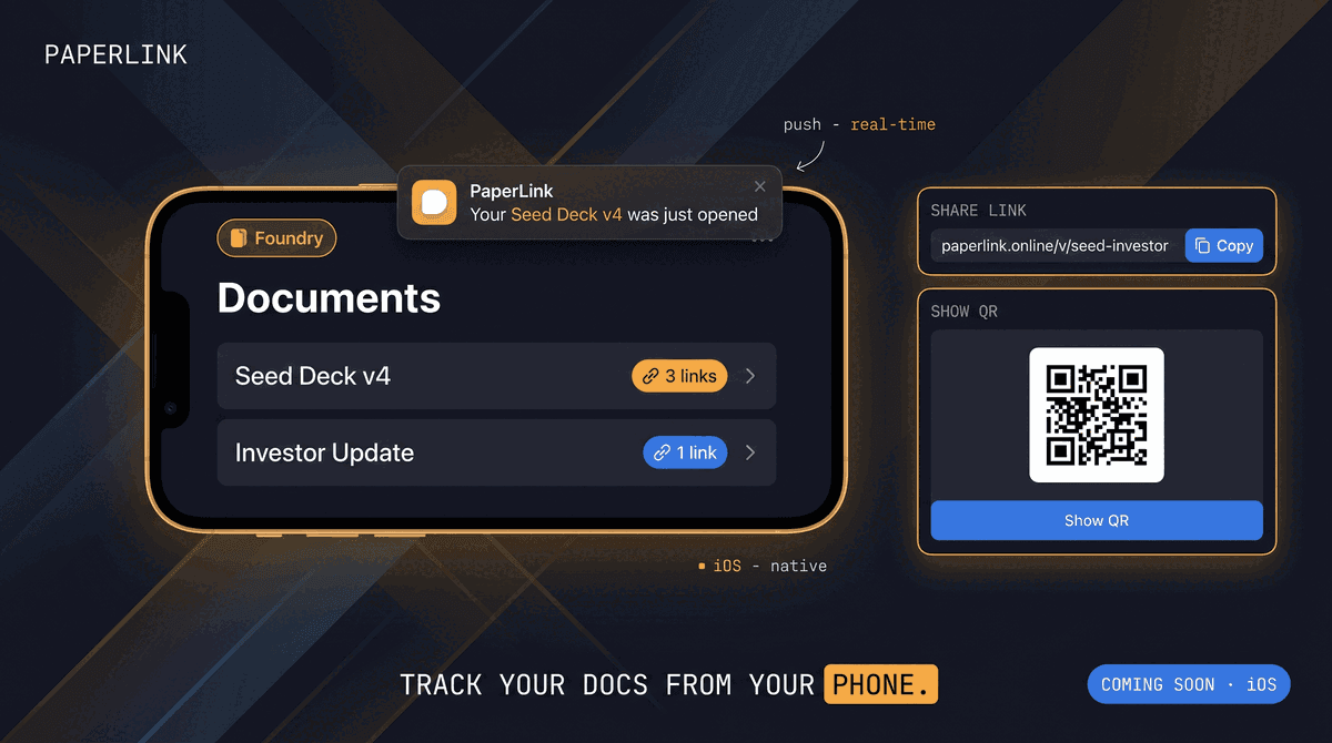 PaperLink for iOS Is Coming: Track Docs From Your Phone