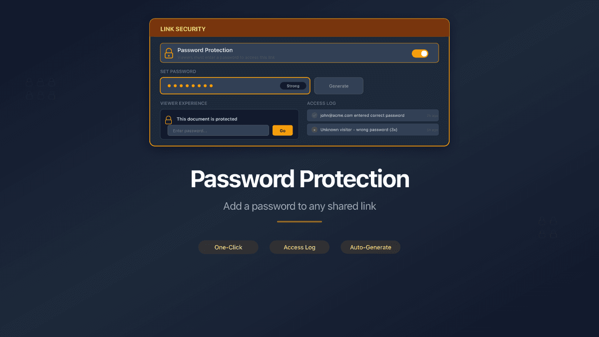 Password-Protect Your Shared Document Links