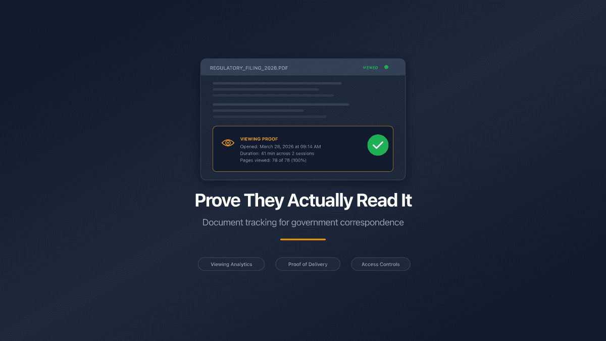How to Prove a Government Official Actually Read Your Document