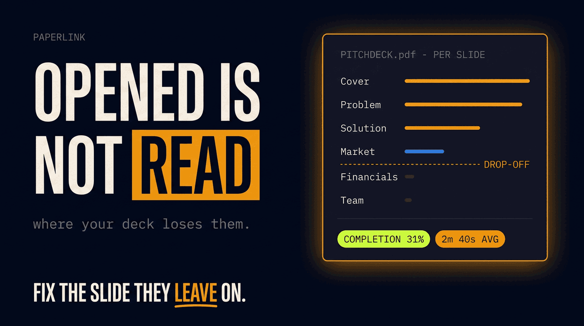 Why Pitch Decks Get Opened but Not Read