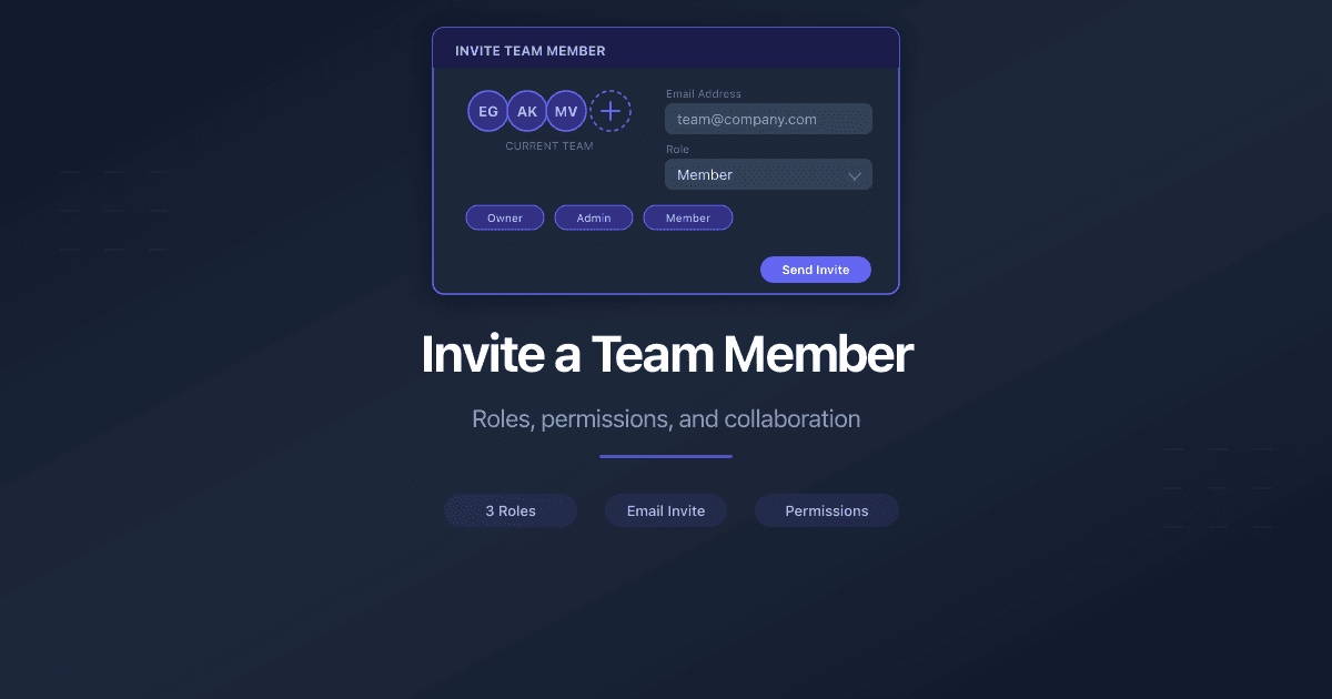 Invite a Team Member