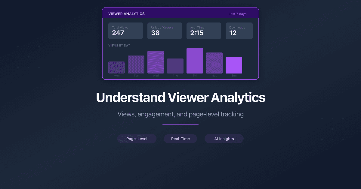 Understand Viewer Analytics