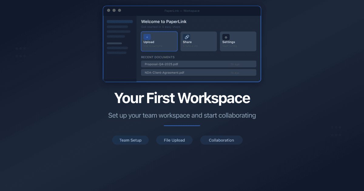 Your First Workspace - What PaperLink Creates for You