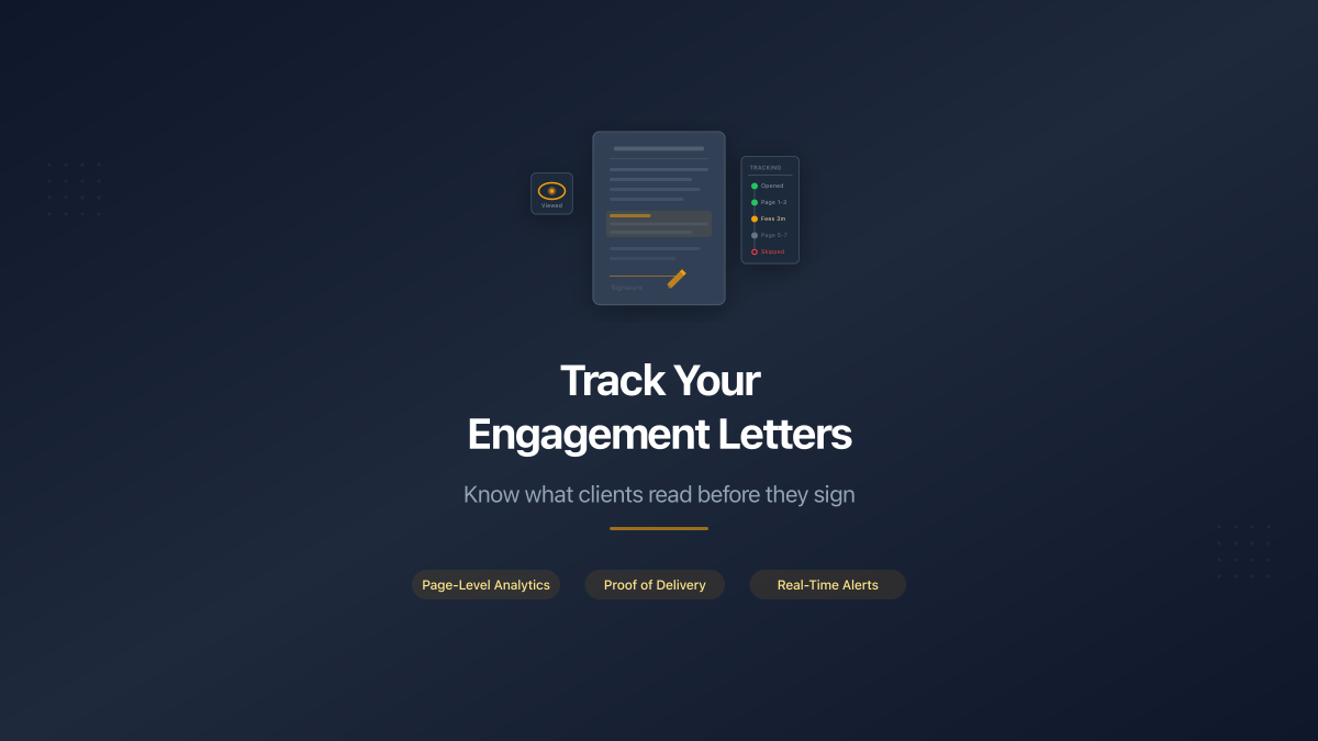 Why Your Engagement Letters Need Tracking | PaperLink Blog